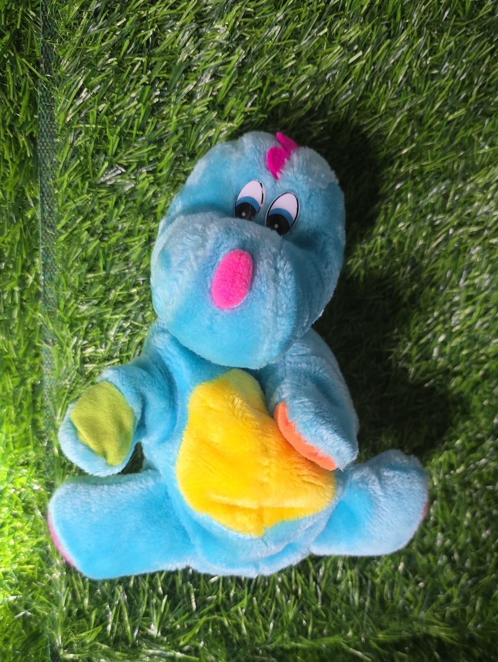 Vintage Dinomites Popples Dinosaur 80s DinoEgg 8"